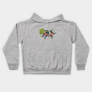 Triceratops Samurai Kids Hoodie